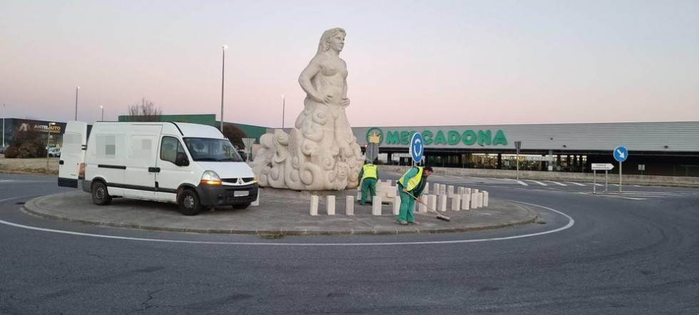 Hoxe quedarán rematadas as obras de embelecemento da Dama da Lagoa