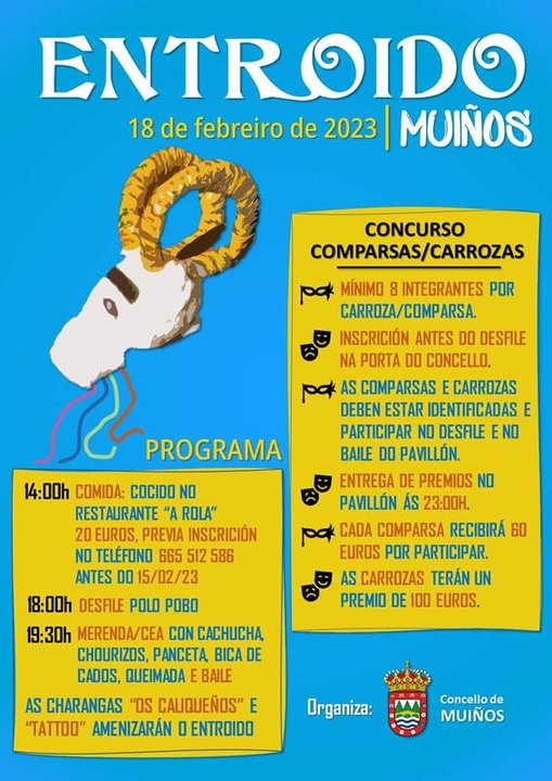 Muiños tamén celebra o Entroido