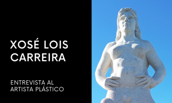 A Dama da Lagoa e Xosé Lois Carreira, protagosnistas da revista Mundoarti